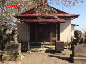 川合神社　before